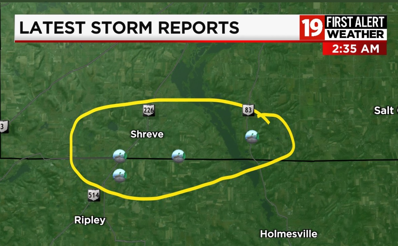 PHOTO Hardest Hit Areas By Tornado Around Shreve Were Wayne And Holmes