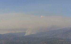 PHOTO Heavy Smoke Moved In From South Of I-80 From The Washburn Fire In Yosemite