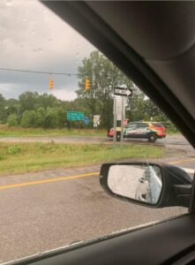 PHOTO Hilarious Picture Of Storm Chaser SUV Trying To Get As Close To Tornado In Mansfield Ohio As Possible Before It Was On The Ground
