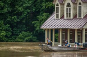 PHOTO Homes In Lost Creek Kentucky Flooded Up To First Floor Windows