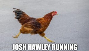 PHOTO How Josh Hawley Runs Like A Chicken Meme