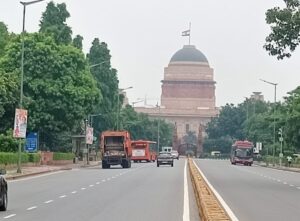 PHOTO Idian National Flag Over Rashtrapati Bhawan At Half Mast As India Mourns The Passing Of Shinzo Abe