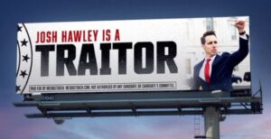 PHOTO Josh Hawley Is A Traitor Billboard