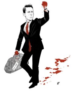 PHOTO Josh Hawley With Blood On His Hands Carrying 2024 Or Bust Bag Meme