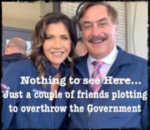 PHOTO Kristi Noem With Her Other Boyfriend Plotting To Overthrown The Government Meme