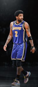 PHOTO Kyrie Irving In A #2 Lakers Jersey