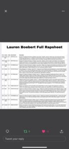 PHOTO Lauren Boebert's Full Rap Sheet Goes All The Way Back To 2003