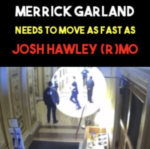 PHOTO Merrick Garland Needs To Move As Fast As Josh Hawley Meme