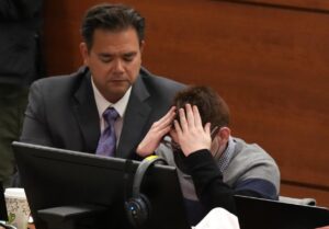 PHOTO Nikolas Cruz Putting On A Fake Act For The Jury