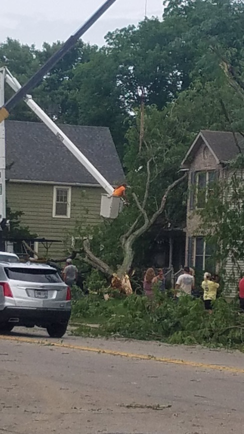 Photo Of Tornado Damage In Troy Ohio