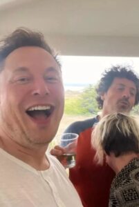 PHOTO Proof Elon Musk Was At Party With Sergey Brin Sunday Night Getting Hammered When News Broke Of Him Having Affair With Brin's Wife