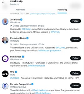 PHOTO Proof Robert Crimo Followed President Joe Biden On Twitter