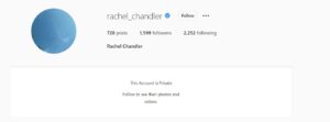 PHOTO Rachel Chandler Made New Instagram Account Since Jeffrey Epstein's Passing