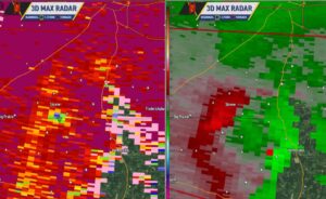 PHOTO Radar Map Showing Tornado Hit Shreve Ohio Dead Center Wednesday Night With Debris Flying Everywhere