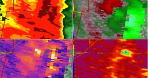 PHOTO Radar Maps Showing Why Residents Of Shreve Ohio Needed To Take Cover And Get In Doors While Tornado Was On The Ground