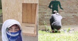 PHOTO Robert Crimo Built A Tiny Home In The Backyard Of His Parents House Out Of Wood