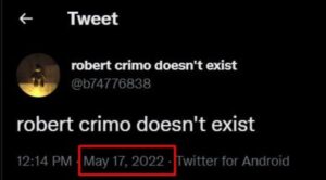 PHOTO Robert Crimo Doesn't Exist Post From Nitter Is Related To Subreddit Called Robert Crimo Project