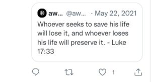 PHOTO Robert Crimo Liked Luke 17:33 Bible Verse On Twitter