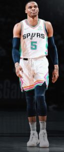 PHOTO Russell Westbrook Looks Good In A San Antonio Spurs Uniform