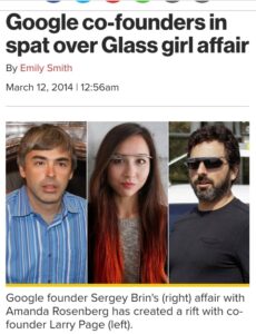 PHOTO Sergey Brin Had Affair With Amanda Rosenberg And It Upset Larry Page