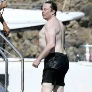 PHOTO Side Angle Of How Big Elon Musk's Belly Is