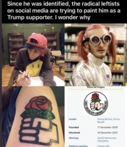 PHOTO Since Robert Crimo Was Identified The Radical Leftists Are Trying To Paint Him As A Trump Supporter I Wonder Why Meme