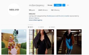 PHOTO Social Media Account Of Rachel Chandler's Casting And Modeling Agency Called Midland