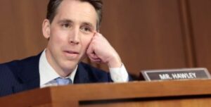 PHOTO The Face Josh Hawley Makes When He Thinks He's Slick