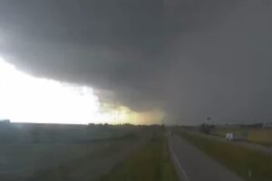 PHOTO Tornado Crossing Over I-70 In Stratton Colorado