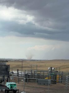 PHOTO Tornado Touching Down In East Aurora Colorado Off I-70