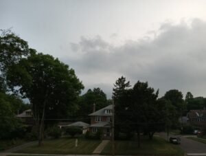 PHOTO View Of Dark Clouds In Wooster Ohio As Turned Near Shreve Ohio