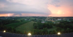 PHOTO View Of Tornado Forming From Walnut Creek Ohio