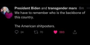 PHOTO We Have To Remember Who Is The Backbone Of This Country The American Sh*tposters President Biden Meme