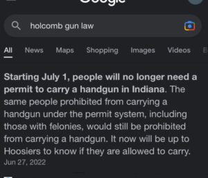 PHOTO Weeks Before Greenwood Park Mall Shooting Indiana Passed Law That Residents No Longer Need A Permit To Carry A Handgun