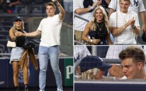 PHOTO Zach Wilson At Yankees Game With Girlfriend He Cheated On And Broke Up With