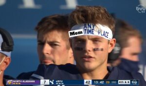 PHOTO Zach Wilson Was Having A Field Day With Any Mom Any Time Any Place While At BYU