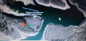 PHOTO Aerial Map Showing How Close Prosser Lake And Boat Ramp Are To The Campground Kiley Rodni Was Last Seen