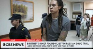 PHOTO Brittney Griner's Facial Expression As She Went Back To Her Cell After Being Sentenced To 9 Years In Prison Says It All