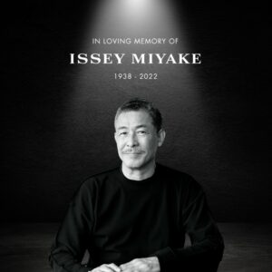 PHOTO In Loving Memory Of Issey Miyake 1938-2022