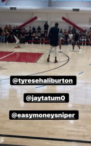 PHOTO Kevin Durant Made Tyrese Haliburton And Jaysom Tatum Look Like Fools During Scrimmage Wednesday