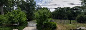 PHOTO Kevin Durant's New Home In Brookline MA Is So Secluded You Can Only See A White Gate To Drive In And Massive Trees