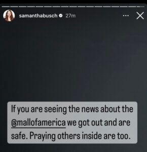 PHOTO Kyle Busch Got Out Of Mall Of America Before Mass Shooting Happened