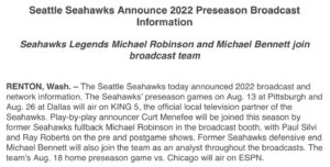 PHOTO Marshawn Lynch Needs To Be Out Of Jail In Vegas And In Seattle For Seahawks Preseason Game Where He Works As A Special Correspondent