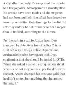 PHOTO Matt Araiza Lied About Knowing Nothing About Incident With 17 Year Old Female When He Realized Investigators Were Baiting Him Into Asking Him What Really Happened