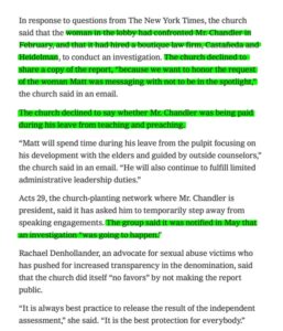 PHOTO Matt Chandler Was Confronted In Lobby In February And His Church Hired law Firm In February But Matt Was Stll Working For Church As Usual