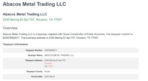 PHOTO Nicole Linton Has A Metal Trading Business That She Is A Registered Taxpayer Of And Lists Her Home Address As The Business Address
