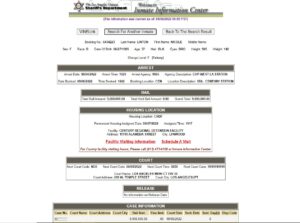 PHOTO Nicole Linton's Booking Information Shows She Was Booked Into Detention Center In Lynwood California At 7:17 PM And Bail Raised To $9 Million