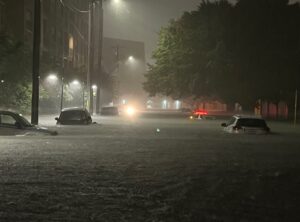 PHOTO Of Cars Floating In The Streets All Over Dallas County Texas