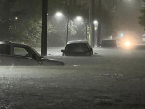 PHOTO Of Cars Floating In The Streets All Over Dallas County Texas