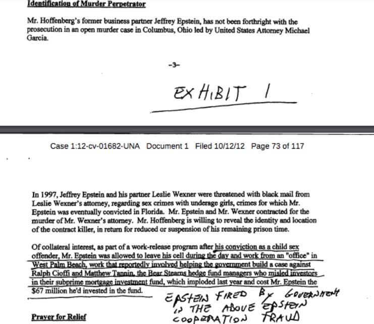 PHOTO Of Steven Hoffenberg's Court Docs Say Jeffrey Epstein And Les ...